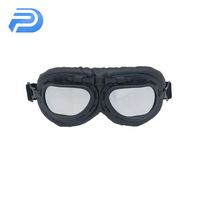 Lunettes de moto rétro bon marché Lunettes vintage pour pilote Steampunk ATV UTV Vélo Casque de moto en cuivre