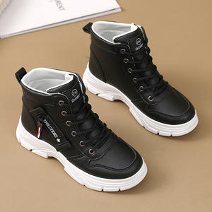 Botas de nieve casuales de tacón plano impermeables con cordones y malla para mujer, estilo mocasín, otoño 2026, venta al por mayor - Product Image 3