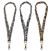 Nouveau Lanyard Élastique Coloré Populaire 2026 avec Anneau Métallique et Crochet pour Porte-clés, Lanyards Personnalisés pour Carte d'Identité de Travail
