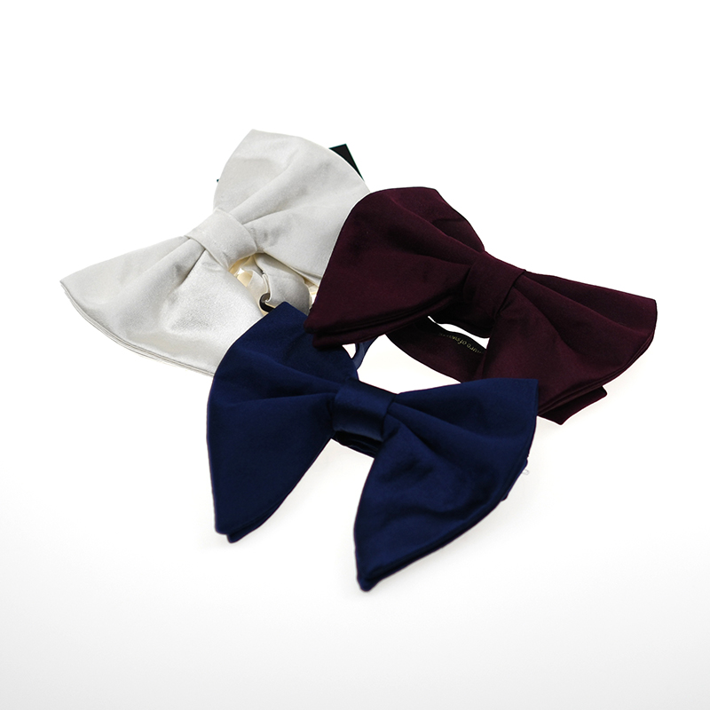 Classic Men's Pre-tied Surdimensionné nœud papillon gros Solid Color papillon Bowknots Classic Men's Pre-tied Surdimensionné nœud papillon gros Solid Color papillon Bowknots