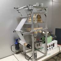 Petite machine à souffler le film PE, machine de laboratoire de bureau PE AG, extrudeuse de film plastique