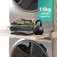 Fabrication directe, vente en gros, étagère coulissante universelle antidérapante, gain de place, pour lave-linge et sèche-linge