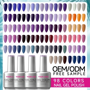 เจลทาเล็บแบบลอกออกได้ ใหม่ HEMA Free TPO Free ขนาด 15 มล. 98 สี พร้อมตัวอย่างฟรี บริการพิมพ์ฉลากเองตามสั่ง (OEM) สำหรับร้านทำเล็บ - Product Image 1