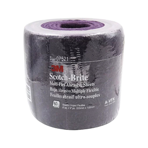 Rollo de Lija Abrasiva Multi-Flex Original 3M 7521 Scotch-Brite, Óxido de Aluminio Muy Fino <span class=keywords><strong>para</strong></span> Pulir, Mezclar y Lijar - Product Image 4