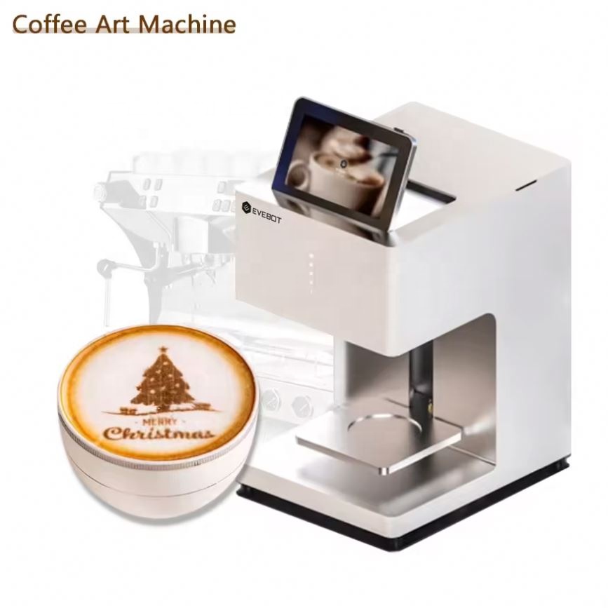 Evebot Portable Latte Art Printing Machine For Coffee & Cake Odm