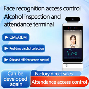 Machine intégrée <span class=keywords><strong>de</strong></span> détection d'alcool par reconnaissance faciale <span class=keywords><strong>de</strong></span> 8 pouces, machine <span class=keywords><strong>de</strong></span> contrôle des présences, contrôle d'accès, mesure <span class=keywords><strong>de</strong></span> la température - Product Image 2