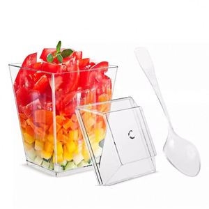 Offre Spéciale – Petits Gobelets en Plastique PS Transparents de 150 ml (5 oz) avec Couvercle pour Crème Glacée, Gelée, Pudding et Mousse – Usage Unique - Product Image 4