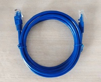 Cable de Red UTP Cat5e 26AWG CCA de PVC de Alta Calidad de Fábrica, Longitud y Color Opcionales, Cable de Conexión RJ45 de 5 Metros para Ethernet