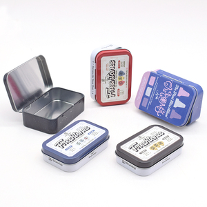 Tùy Chỉnh Nhỏ Hình Chữ Nhật Kim Loại Hộp Thiếc Kẹo Bạc Hà Lưu Trữ Container Cho Sản Phẩm Thủ Công Thuốc Lá Lưu Trữ Quà Tặng - Product Image 1