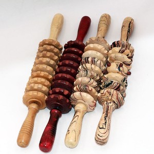 Masseur d'estomac en bois, outils de massage du dos et du corps pour la relaxation, la perte de poids, rouleaux de massage - Product Image 4