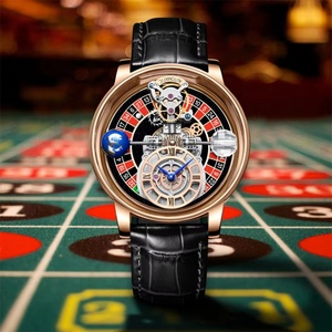 Montre-bracelet Pindu Man Business Coin Fashion, design transparent ajouré, Roulette Céleste, Quartz, résistance à l'eau 3 ATM, Acier Inoxydable - Product Image 5