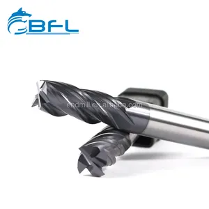 BFL Solid Carbide 4 Flutes Standard Square End Mill Size