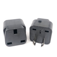 Adaptateur de prise d'alimentation Angleterre vers Australie 10A 250VBritain Type G vers AUS Adaptateur de conversion de voyage plat à 2 broches