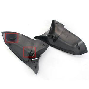 ใช้ได้กับ BMW ซีรีส์ 5 F10 F11 ฝาครอบกระจกมองหลังแบบ Bullhorn สีดำเงา รุ่น M5 ชุดเต็ม - Product Image 4