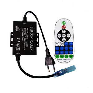Control Remoto RF de Alto Voltaje AC 110V <span class=keywords><strong>220V</strong></span> <span class=keywords><strong>para</strong></span> Tira de <span class=keywords><strong>LED</strong></span> con Regulador de Intensidad - Product Image 1