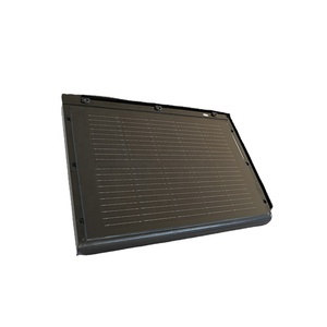 Panneaux solaires brun noir 50W 51W 52W 53w avec tuiles solaires en verre trempé de <span class=keywords><strong>toit</strong></span> <span class=keywords><strong>plat</strong></span> pour les appartements extérieurs de <span class=keywords><strong>maison</strong></span> - Product Image 1