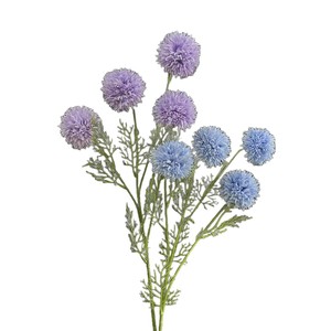Fleurs artificielles Junheyuan, fleurs en soie, branche unique, 4 têtes, bulbes d'oignon pour décoration intérieure, arrangement de mariage - Product Image 5