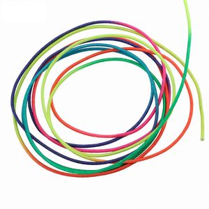 Cordon élastique en nylon arc-en-ciel de 1 mm pour la fabrication de bijoux et de bracelets - Product Image 2