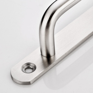 Poignée de meuble en acier inoxydable, design minimaliste, finition brossée, pour tiroir, porte, quincaillerie de meubles - Product Image 2
