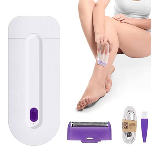 Depiladora para Mujer, Dispositivo de Depilación Indoloro, Afeitadora con Carga USB para Cuerpo, Cara, Piernas y Bikini, Máquina de Depilación, Recortadora de Vello - Product Image 2