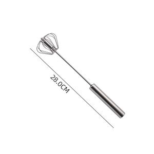 Semi-<b>automatic</b> Egg BeaterStainless Steel Whisk Semi-<b>automatic</b> Mixer Self Turning <b>Stirrer</b> Egg Beater - Product Image 4