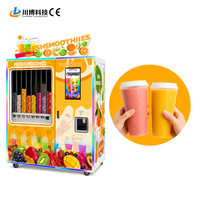 Meilleures ventes, nouvelle arrivée, machine distributrice de smoothies frais automatique, multi-paiements, haute performance, conviviale pour les utilisateurs, usage commercial