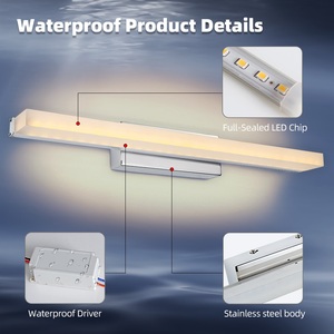 Indoor Modern New Item Metal <b>Bedside</b> <b>Wall</b> Mounted Lamp Waterproof Hotel Bathroom <b>Light</b> Adjustable <b>Wall</b> Lamp For Artwork Painting - Product Image 4