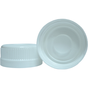 Nhà máy cung cấp mô hình tròn công nghiệp 45 Nắp đĩa trắng tùy chỉnh rỗng cấp thực phẩm chai nhựa bên trong nắp niêm phong nắp vặn - Product Image 1