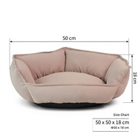 Lit pour chien en tissu rafraîchissant personnalisé, haute résilience, antidérapant, orthopédique, pour chiens et chats, fabricant OEM ODM