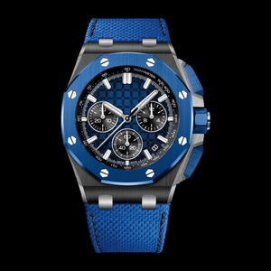 Reloj de Lujo para Hombre ZF Factory 26400 Cal.7750, Caja de Acero Inoxidable, Correa de Goma, Cronógrafo, Reloj Deportivo Resistente al Agua - Product Image 1
