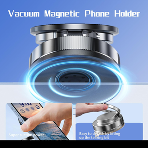 Supporto magnetico per auto 360 rotazione regolabile Super ventosa pieghevole facile da trasportare con una sola mano facile da usare scrivania impermeabile a casa - Product Image 2