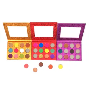 High quality 100 color private label custom make up eyeshadow palette
