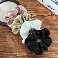 Coleteros Elegantes de Satén con Brillantes, Bandas Elásticas para Cola de Caballo, Lazos para el Cabello, Accesorios de Moda para Mujeres y Niñas