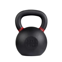 Pesa Rusa de Hierro Fundido Sólido con Anillo de Color, Recubrimiento Electrostático, 8 kg, para Fitness Masculino, Deportes en Casa, Unisex, China