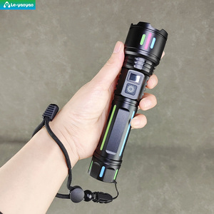 Cao lumen USB sạc LED Torch xách tay chiến thuật trekking dài chùm khoảng cách mạnh mẽ laser trắng cho các hoạt động ngoài trời - Product Image 3