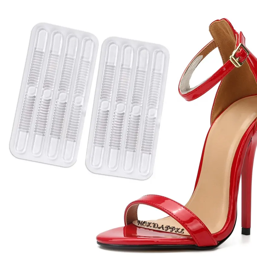 Inserts de talons arrière de chaussures chics, coussinets en Gel de Silicone, poignées de doublure de coussin, adhésif de protection de talons de pieds, coussinets d'insertion de coussin HA00404