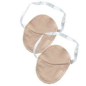 Protège-aisselles pour femmes 11CMx14CM, couleur chair claire, blanc, noir, en tissu non tissé, absorbant la transpiration, lavables, pour usage quotidien - Product Image 5