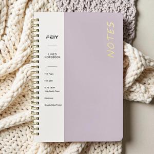 Customizable Logo A5 <b>Spiral</b>-<b>Bound</b> Student <b>Notebook</b> Light Color Series Lined Hand Account Book Hard Cover <b>Notebooks</b> - Product Image 4