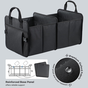 Organizador de Maletero Plegable y Resistente con Divisores Ajustables para Viajes Familiares en Auto y Campamentos - Product Image 5