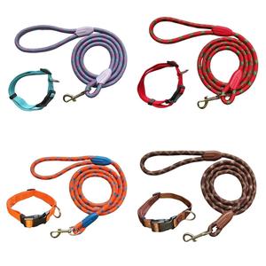 Correa de Perro de Diseño Personalizada 2026, de Nylon de Lujo, Ecológica, Resistente y Reflectante, con Cintas y Linterna, Cuerda Redonda para Diferentes Perros - Product Image 6