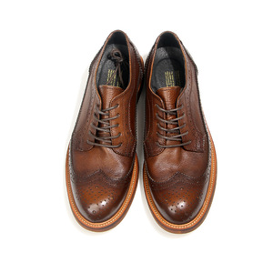 รองเท้าหนังวัวแบบเย็บต่อผ้า ทรงหัวเหลี่ยม ผูกเชือก ระบายอากาศได้ดี น้ำหนักเบา พื้นยางกันลื่น ทนทาน เหมาะสำหรับงานแต่งงานและโอกาสทางการ - Product Image 5