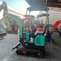 Mini-excavatrice sur chenilles Rongyixin HT10, capacité de la benne de 1,2 tonne (0,025 m³), avec moteur Eaton et composants hydrauliques, haute performance de creusement