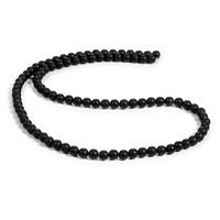 Mode Naturel Noir Gemme Pierre Perles Givré Mat Onyx Perles Chunky Turquoise Agate Gemstone 6 8 10 12mm Perles pour Bijoux