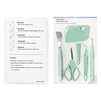 Kit d'outils de désherbage de vinyle DIYlobby Silhouette Cameo 5 pièces en ABS+acier avec boîte cadeau, certifié CE ROHS