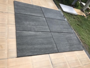 กระเบื้องพอร์ซเลนสำหรับตกแต่งสวนหิน R11 Nero ได้รับการแก้ไขความหนา20มม. ทนทานสำหรับสวนคุณภาพสูง - Product Image 5