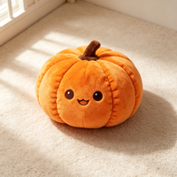 Peluche Citrouille Ultra Douce et Confortable, Rembourrée en Coton PP, Logo Personnalisé, Marque OEM, Fourniture en Gros, Cadeau Promotionnel pour Tous les Âges