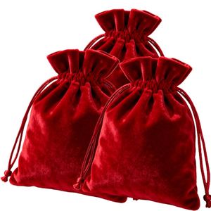 Pochette de luxe en velours grande taille avec logo doré – Vente en gros de bijoux - Product Image 5