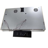 Nouvelle plaque à induction électrique 3 brûleurs, panneau en céramique, 9 niveaux de réglage, verrouillage enfant, encastrable, boîtier en acier inoxydable, écoénergétique, pour cuisine domestique