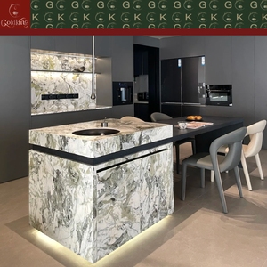 Marmo <span class=keywords><strong>Verde</strong></span> Smeraldo GOLDKING per Scale, Piani di Lavoro, Pavimenti, Pareti, Hall, Hotel, Ville - Lastre Grandi per Progetti di Grandi Dimensioni - Product Image 6