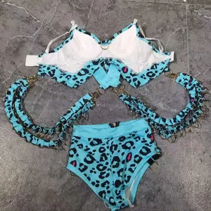 Combinaison <span class=keywords><strong>de</strong></span> <span class=keywords><strong>danse</strong></span> Gogo bleue sexy, robes <span class=keywords><strong>de</strong></span> ballet pour femmes, rave DJ DS, performance sur scène, 100% polyester, détection d'aiguille TWCS, en stock - Product Image 6